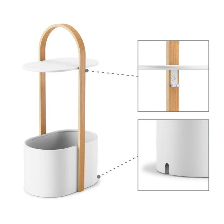 Mesa Ratona Umbra Bellwood Madera Natural - Vista 3