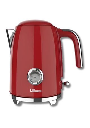 Pava Electrica Liliana AP990R Roja 1.7L con Termometro 2000W