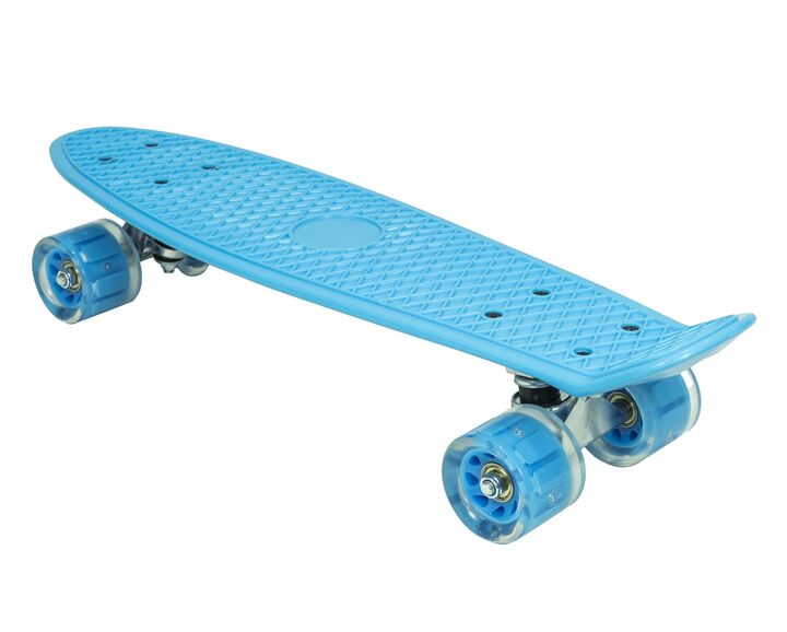 Patineta con Luces F-104 Bebitos Celeste - Vista 5