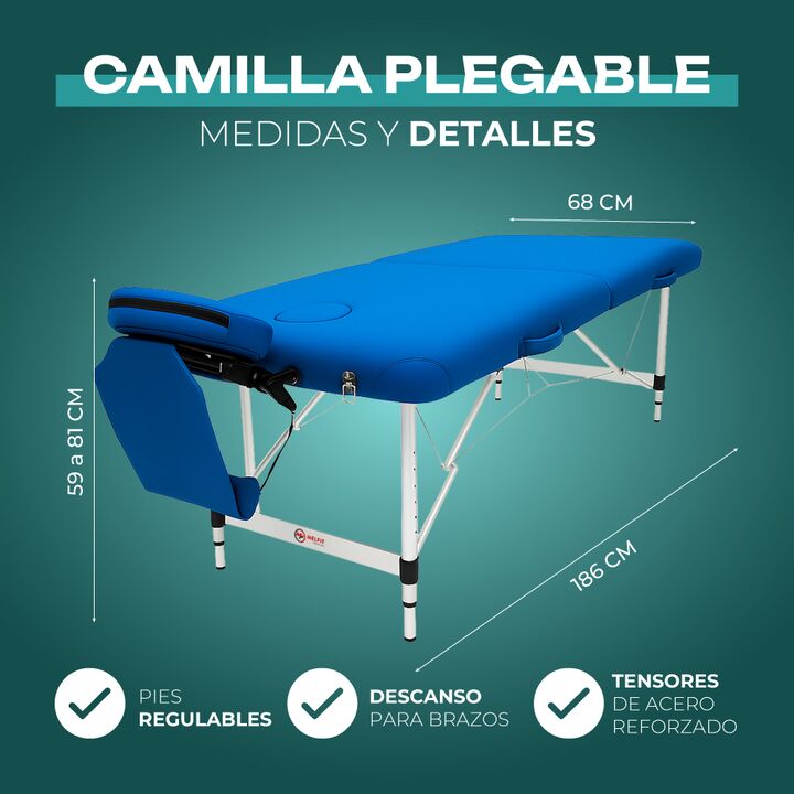 Camilla Plegable Mesa Masajes Depilacion Melfit MC200 - Vista 7