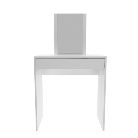Tocador Con Espejo 1 Cajon Pe2022.0001 Blanco Delos