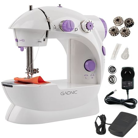 Máquina de Coser Gadnic SW2000 Hogareña Portátil 2 Velocidades Luz Led