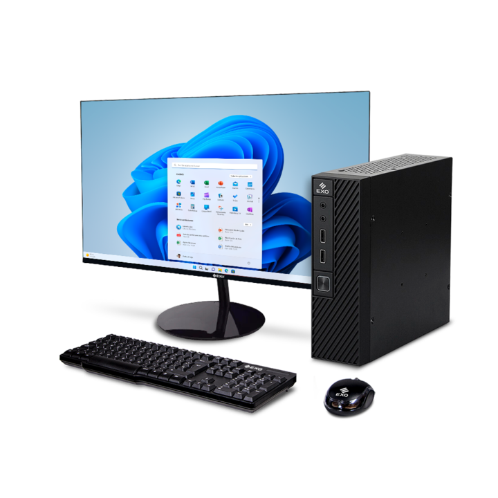 Mini PC Bitsy X6-s3282 Intel I3-12va 8GB Ssd 256GB 23,8" W11 Color Negro EXO - Vista 3