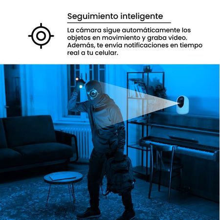 Cámara de Seguridad Dalton Interior WiFi 3mp FHD DA-CAM02