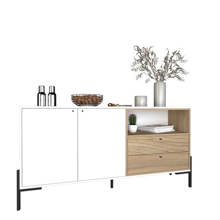 Bahiut 1.50 Mts MetalWood Tables Cod: 4253 Everest y Olmo Finlandes