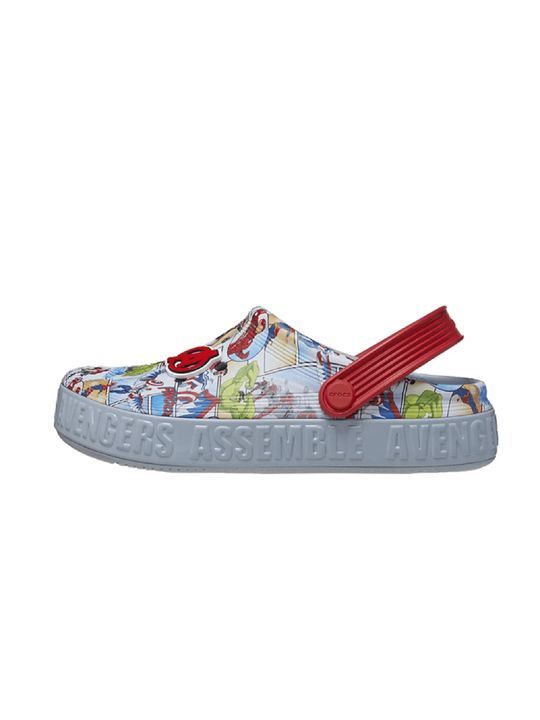 Zuecos Crocs Avengers Off Court Clog Kids Niños Moda Multicolor - Vista 2