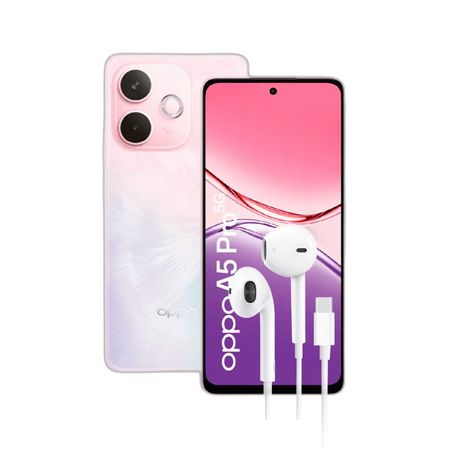 Oppo A5 Pro 5G 8256GB Pink + Regalo Auricular Dekkin USB-C