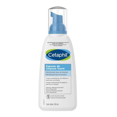 Cetaphil Espuma Limpieza Suave Todo Tipo Piel 236ml