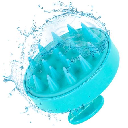 Masajeador De Cuero Cabelludo Verde Gadnic Cepillo De Silicona 