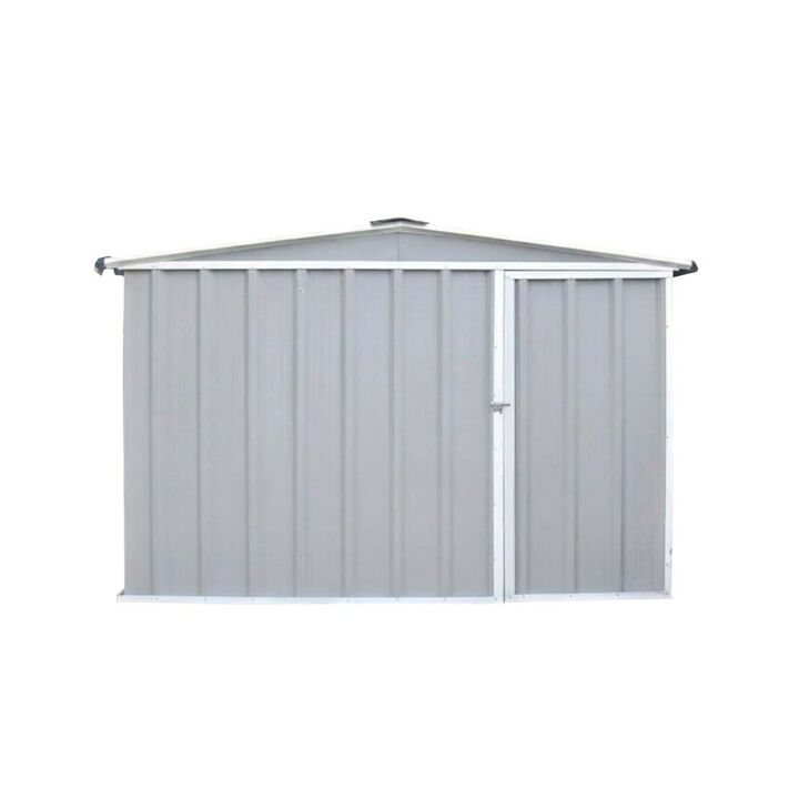 Armario Deposito Galpon de jardin Casi 3x2x2 Gris DON ACERO - Vista 1