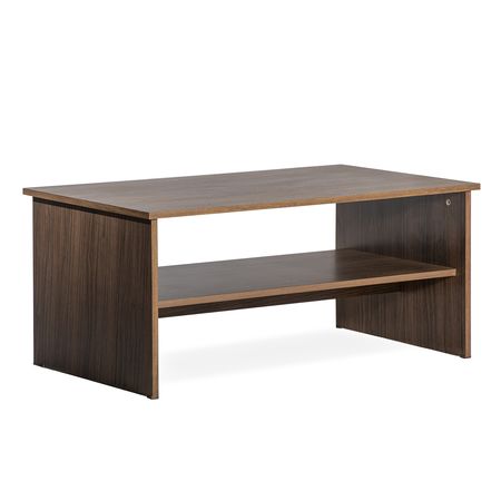 Mesa de Centro Ratona con Estante Nogal Maximo Siena