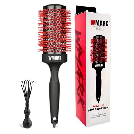 Cepillo Redondo Térmico Para Cabello 53mm Peluquería Wmark