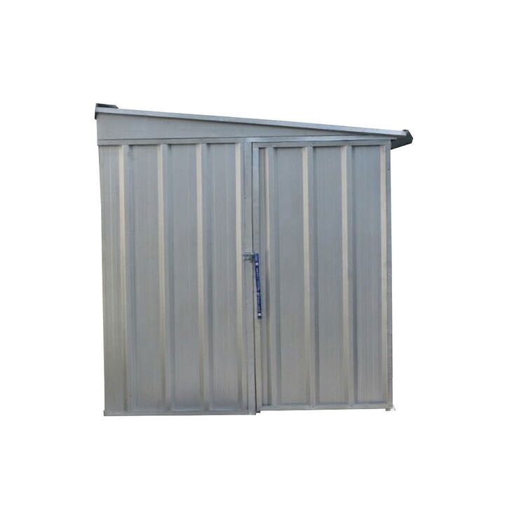 Deposito Armario Caseta Cobertizo de jardin 2x2 Techo 1 agua DON ACERO - Vista 1