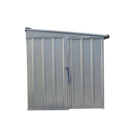 Deposito Armario Caseta Cobertizo de jardin 2x2 Techo 1 agua DON ACERO