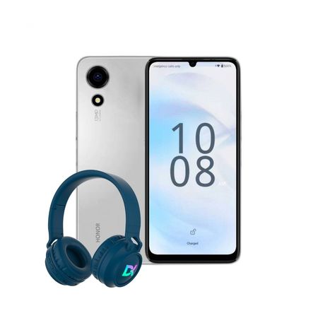 Combo Honor Choice T10 4+128GB Silver + Auriculares Vincha Dekkin Verde BT