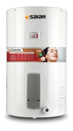 Termotanque Eléctrico Saiar 55L Alto Rendimiento Colgar Blanco