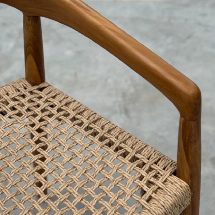Sillón Bali Kraft Laqueado en Madera Teka Natural - Vista 2