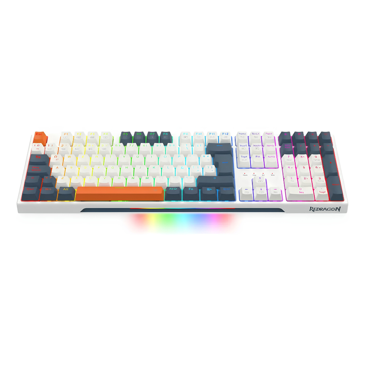 TECLADO REDRAGON K688 TRUNDLE (C:BLANCO/AZUL) - Vista 1