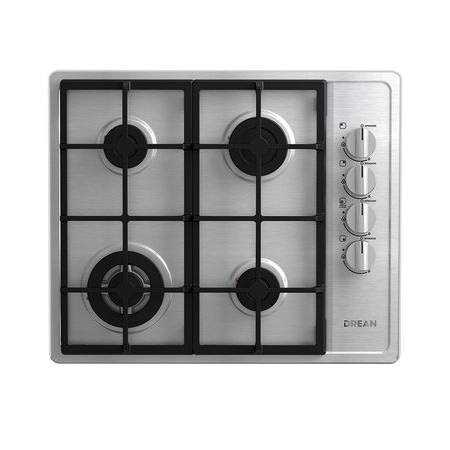 Anafe a Gas 60 cm Acero Inoxidable Drean AGDR60EIA1
