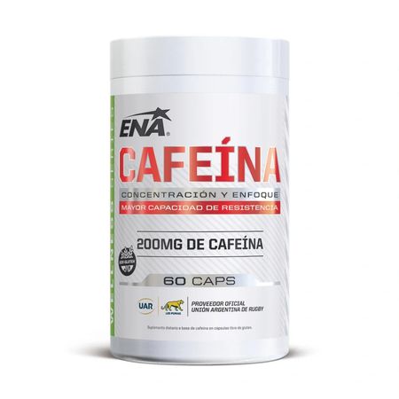 Suplemento Deportivo Ena Cafeina 200mg 60 Capsulas