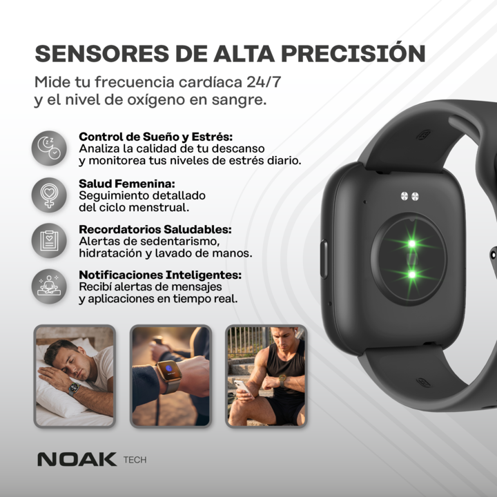Smartwatch Noak M26 Core 1.83" TFT-LCD IP68 - Vista 5