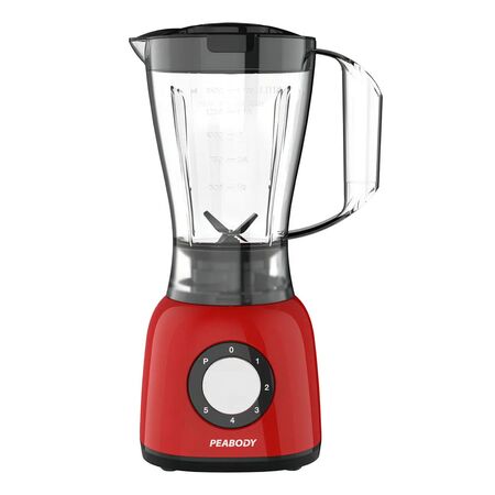 Licuadora Peabody 600W 1,5 Lts 5 Velocidades Roja