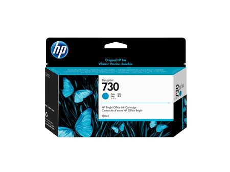 Toner P2V62A HP 730 130-ml Cyan Ink Cartridge
