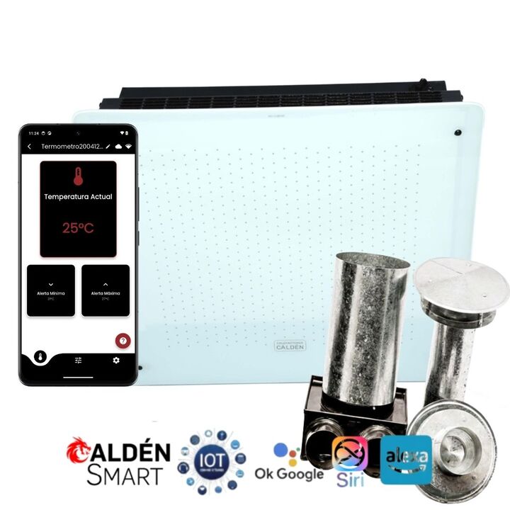 Calefactor Caldén Tiro Balanceado U (TBU) 4.0 SMART - Vista 7