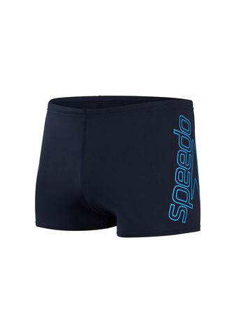 Malla Speedo Boom Logo Placement Hombre Natación Negro