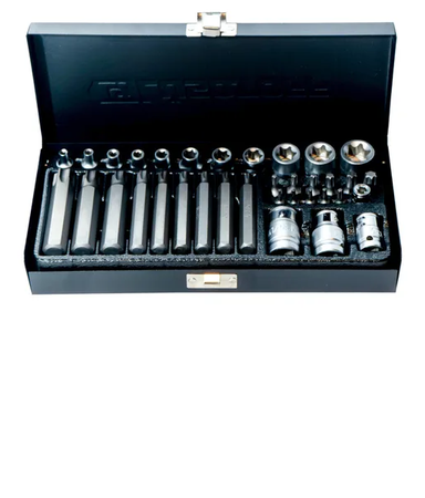 Juego De Puntas Torx Y Bocallaves 35 Piezas Lusqtoff L1048