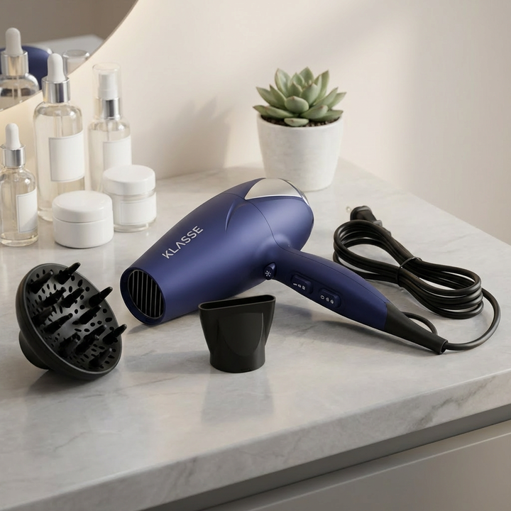 Secador De Cabello Klasse 2100W Con Difusor Concentrador Y Aire Frío (KS3204) - Vista 1