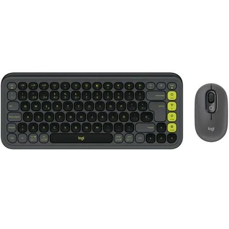 Teclado y Mouse Logitech Pop iCON Graphite Wireless