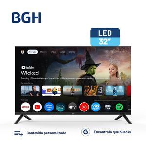 TV BGH LED 32" HD GOOGLE TV B3226G5G