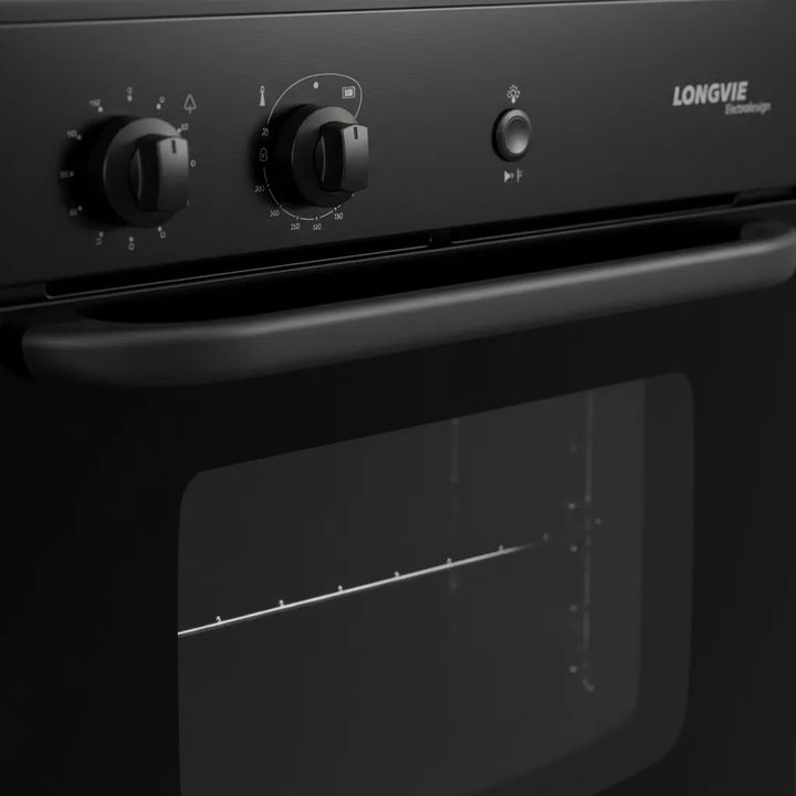 Horno A Gas De Empotrar Longvie H14600g Con Cajon Parrilla Negro - Vista 4