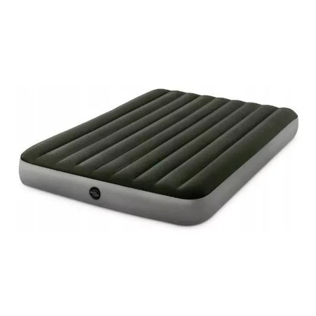 Colchón Inflable Intex Durabeam 2 Plazas Con Inflador 64779 Verde