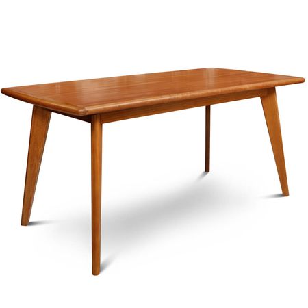 Mesa de Comedor Escandinava 140 Docta Espácity lustre Cedro