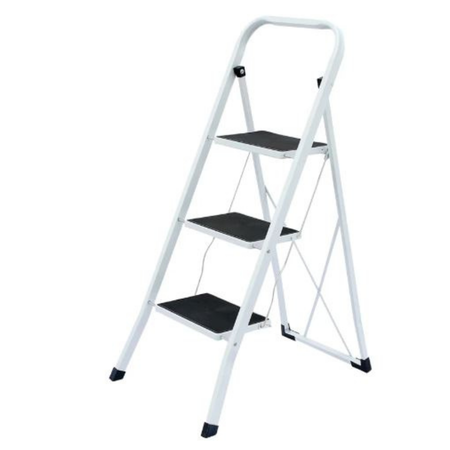 Escalera Plegable 3 Escalones Reforzados 150kg Ob-E3 One Box