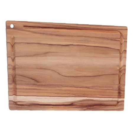 Tebla Cortar Con Ranura Rectangular Tramontina Essentials Liso Marrón
