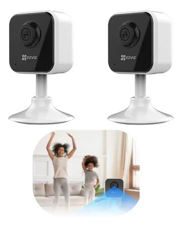 Combo Cámara Ezviz Ip H1c Wifi 1080p Interior Cs-h1c x 2 unidades
