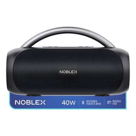 Parlante Portatil Noblex Bluetooth 40w Color Negro PSB800P