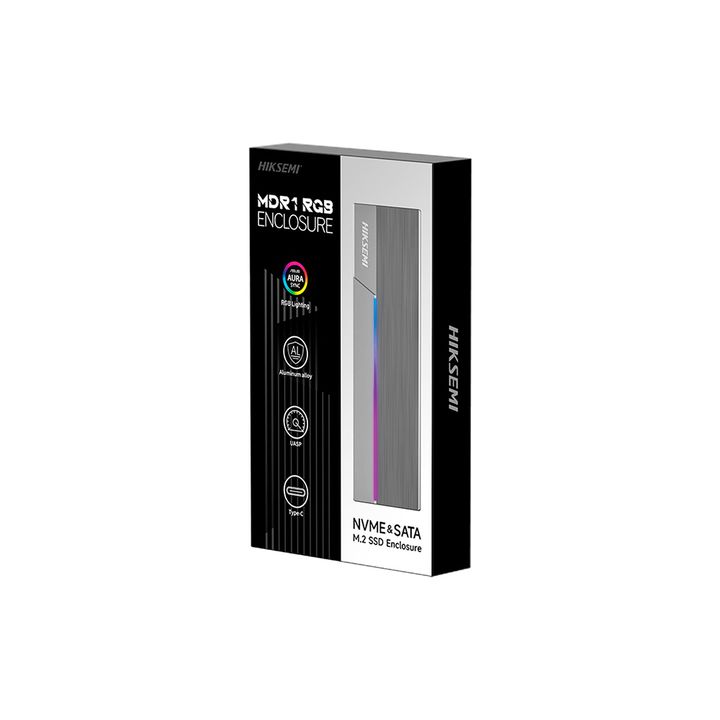 Carry Disk Hiksemi SSD M.2 USB 3.2 RGB - Vista 1