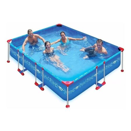 Pileta De Lona Sol De Verano 300 4600 Litros Tio Musa Azul