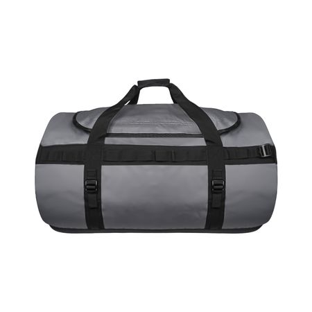 Bolso Grande Deportivo De Viaje Se Convierte A Mochila Color Gris