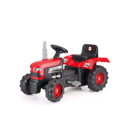 Tractor a pedal rojo