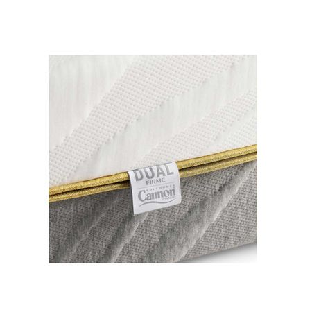 Colchon 2 Plazas Espuma Alta Densidad Cannon Dual 140x190 Cm
