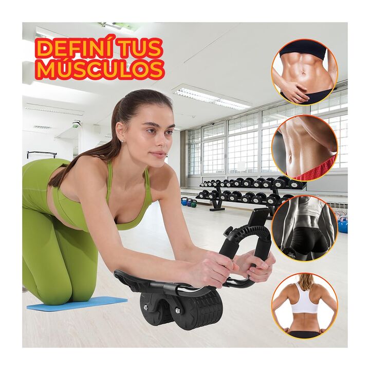 Rodillo Ejercitador De Abdominales Piernas Melfit Fitness - Vista 8