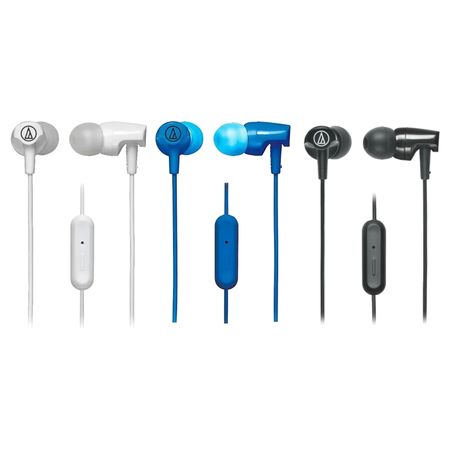 Audio-Technica ATH-CLR100iS Auriculares in-ear con micrófono y control