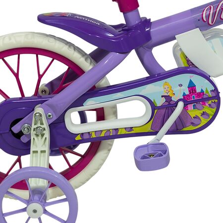 Bicicleta R12 Nathor con cantimplora Violeta