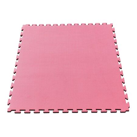 Piso Goma Yoga Encastrable Negro|Rojo 100x100x2cm Randers