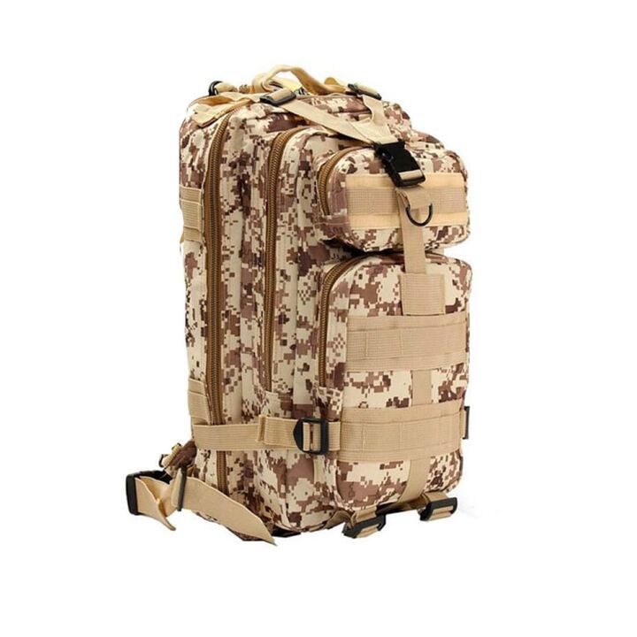 Mochila Táctica Marrón Gadnic Militar Mochilero Compatible Camelback 25Lts - Vista 6
